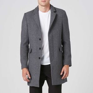 DSTLD Gray Wool Jacket Unisex